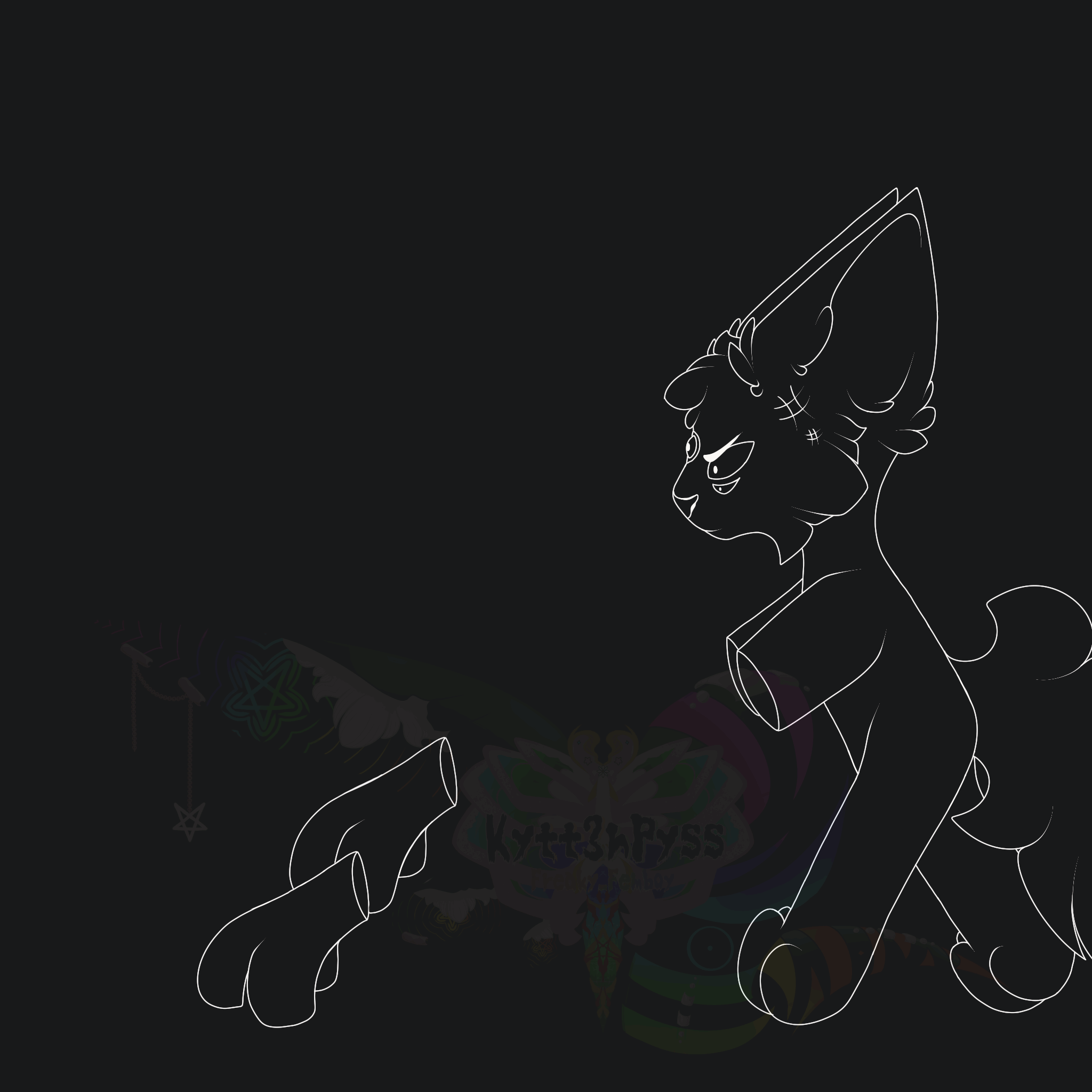 LineArt FullBody GIF